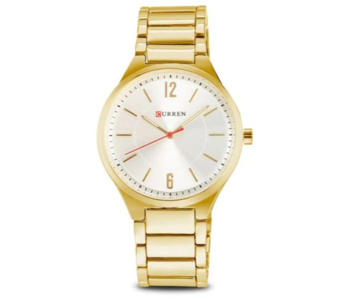 Curren 8280 Quartz Curren Watch For Men - Golden