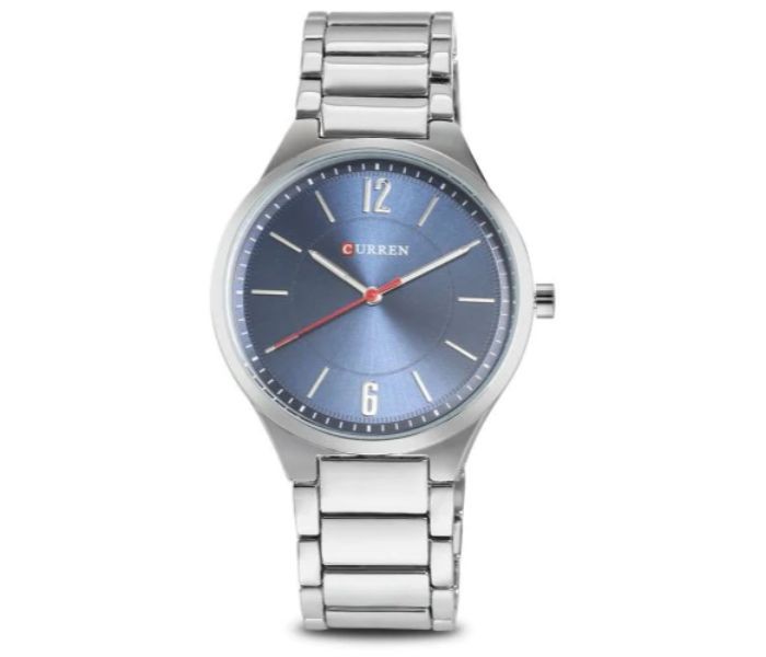 Curren 8280 Quartz Curren Watch For Men - Silver and Blue