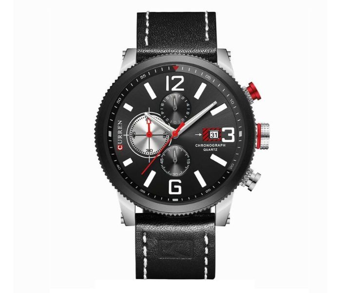 Curren 8281 Quartz Wristwatch For Men Black