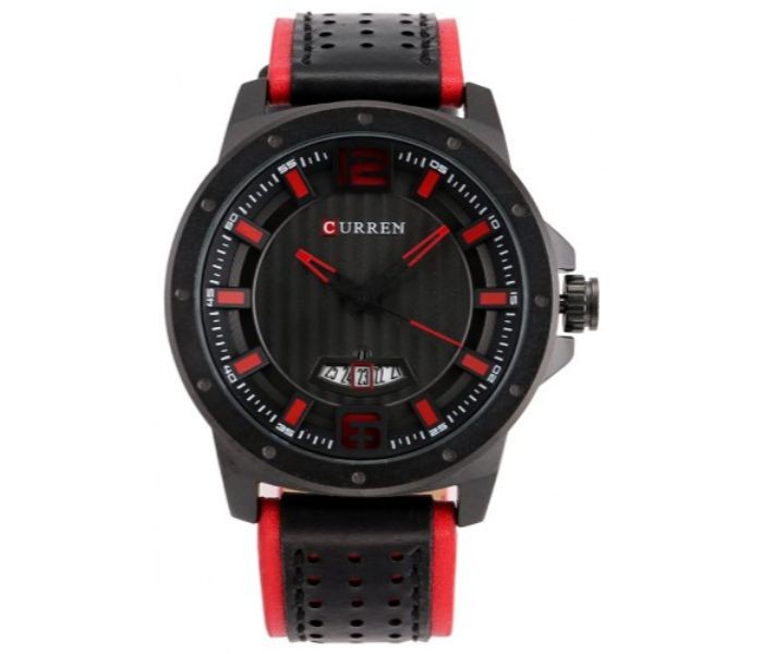 Curren 8293 Analog Quartz Curren Watch For Men - Black