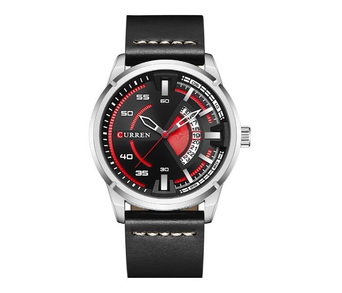 Curren 8298 Casual Analog Curren Watch For Men - Black