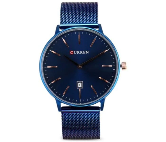 Curren 8302 Stainless Steel Analog Quartz Curren Watch For Men - Blue