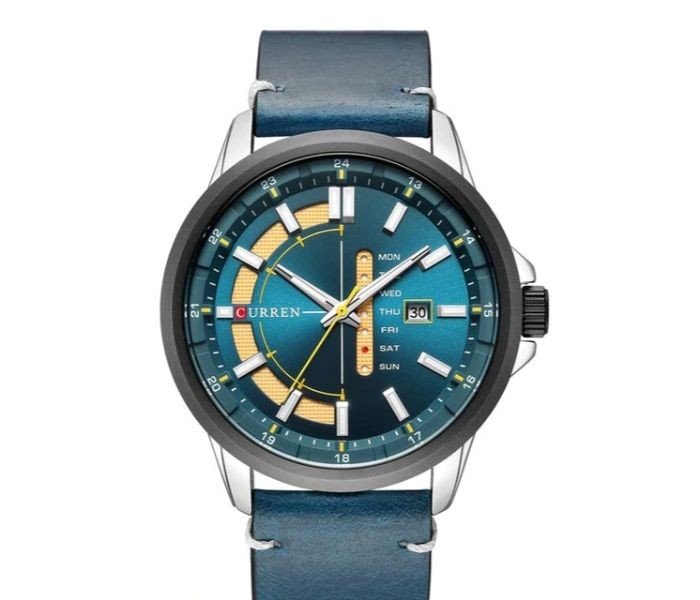 Curren 8307 Luxury Quartz Curren Watch For Men - Blue