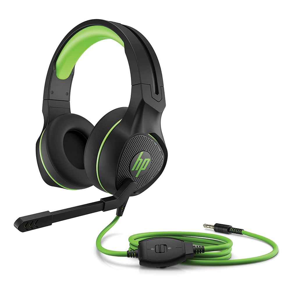 HP Pavilion 400 (4BX31AA) Gaming Headset - Black and Green