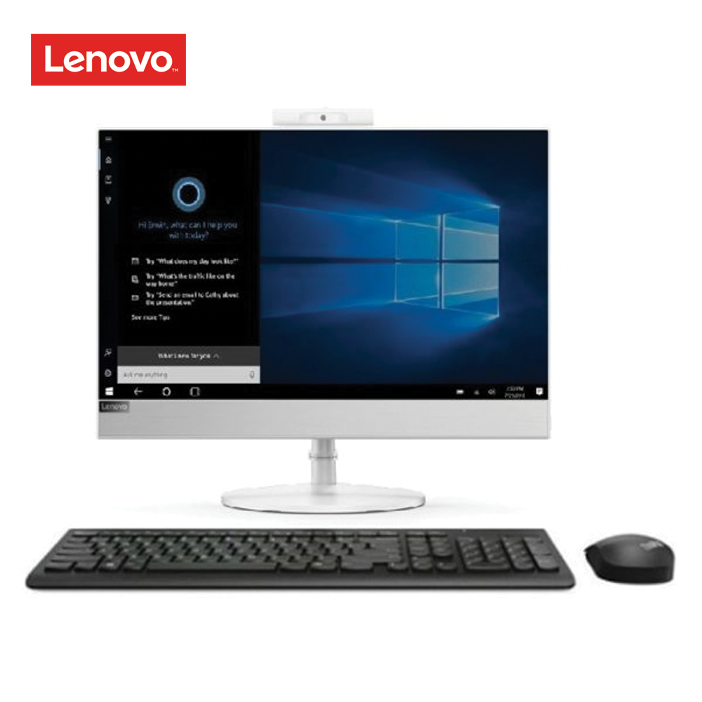 Lenovo V53022 AIO, 10UU001KAX, 21.5 inch FHD, i5-9400T, 4GB DDR4 RAM, 1TB HDD, Non-Touch Integrated Graphics - White