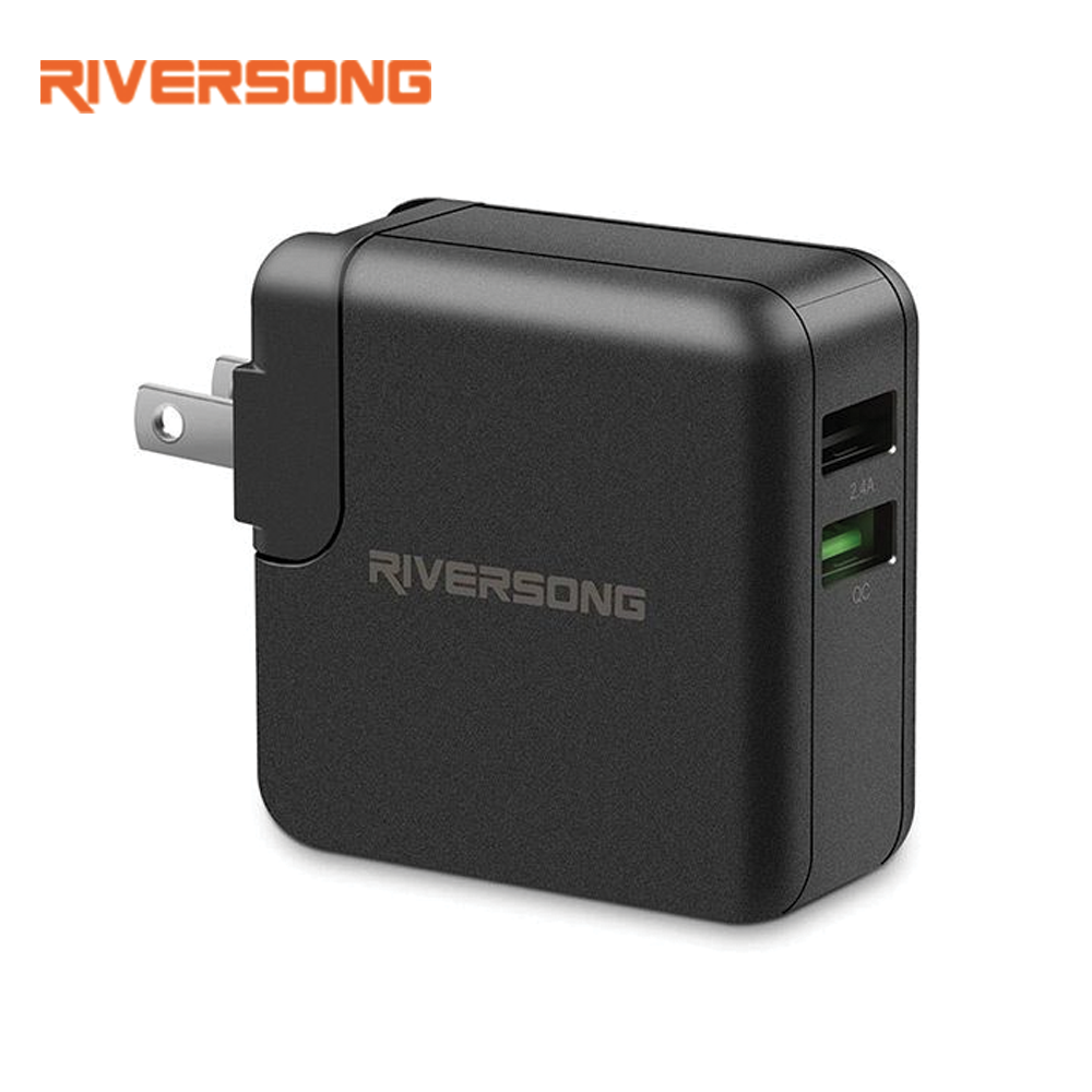 Riversong  PowerKub QC AD30-UK Charger - Black