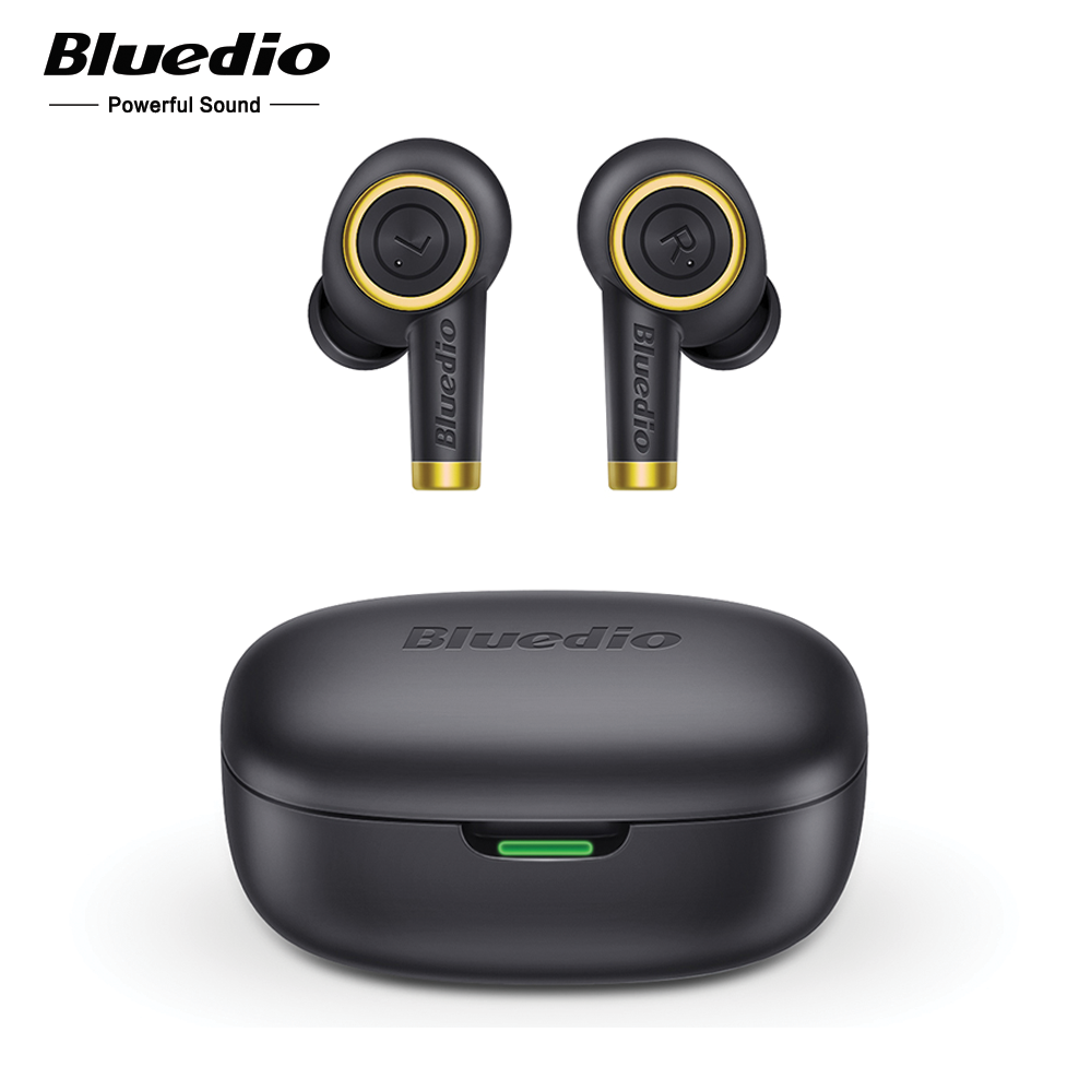 Bluedio Particle Bluetooth Wireless Earbuds - Black