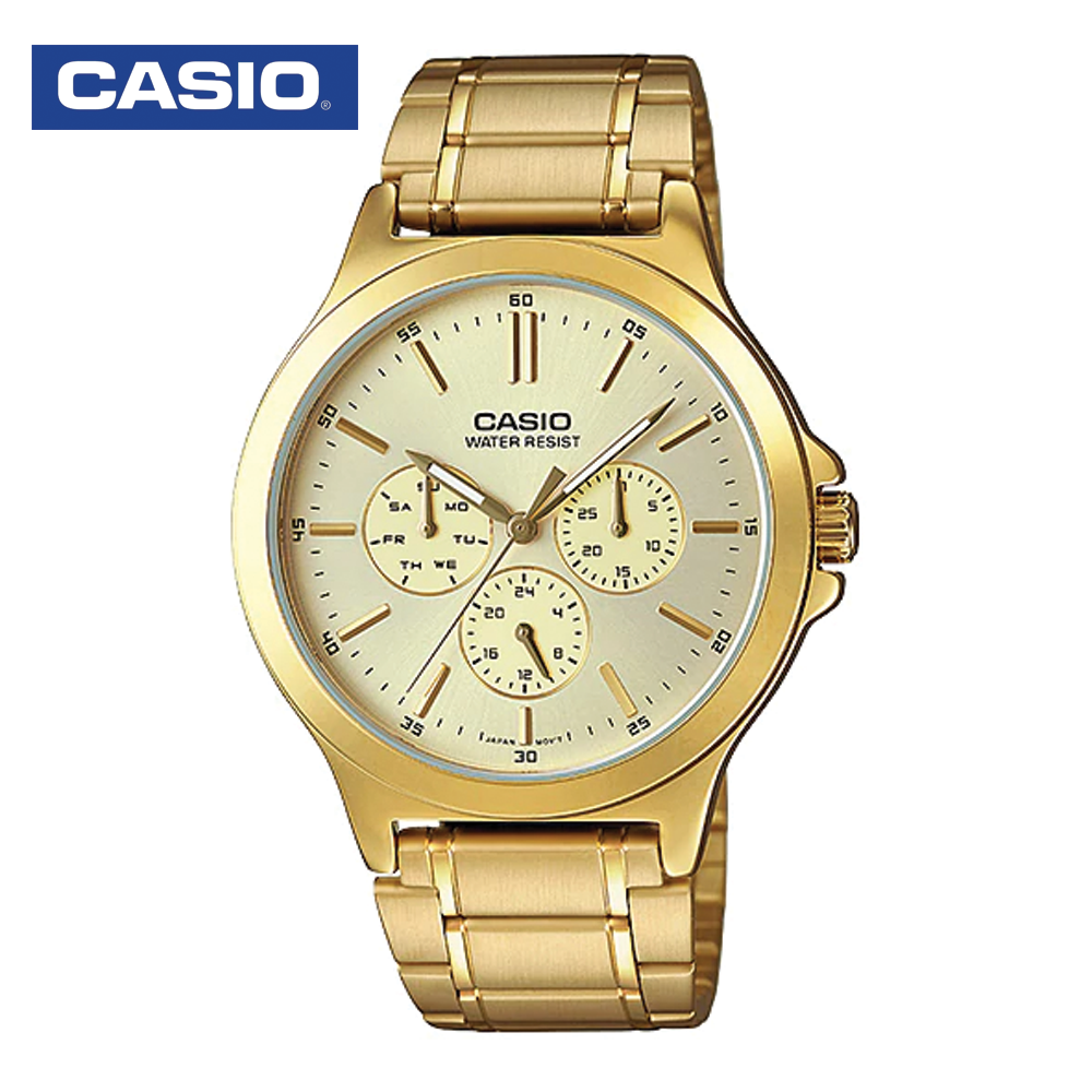 Casio MTP-V300G-9ADF Mens Analog Watch Gold