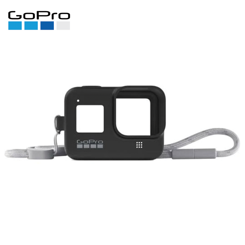 GoPro G02AJSST-001 Sleeve + Lanyard For Hero8 Blackout - Black