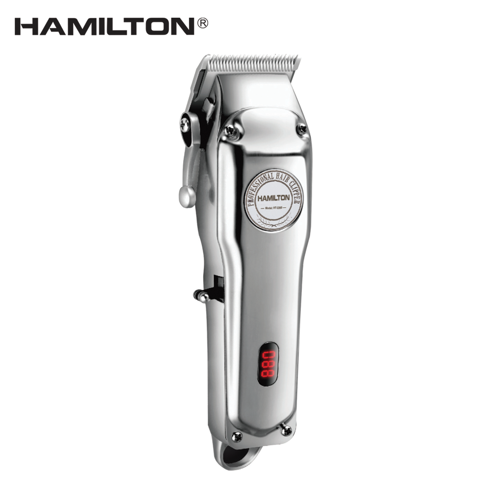 Hamilton HT2260 All Metal Cordless Professional Men's Hair Clippers and Trimmers