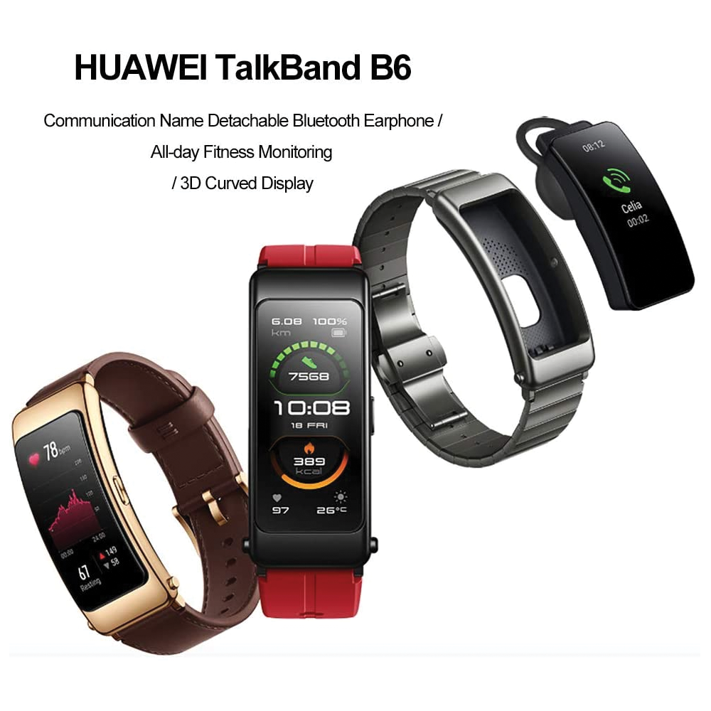 Huawei Talkband B6 Wristband - Mocha Brown