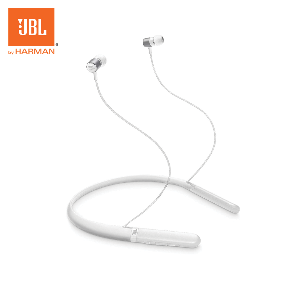 JBL LIVE200BT in-Ear Wireless Neckband Headphones - White