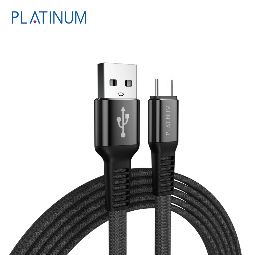 Platinum P-CBTGHC1BK Tough Series Cable Type-C 1.2m - Black