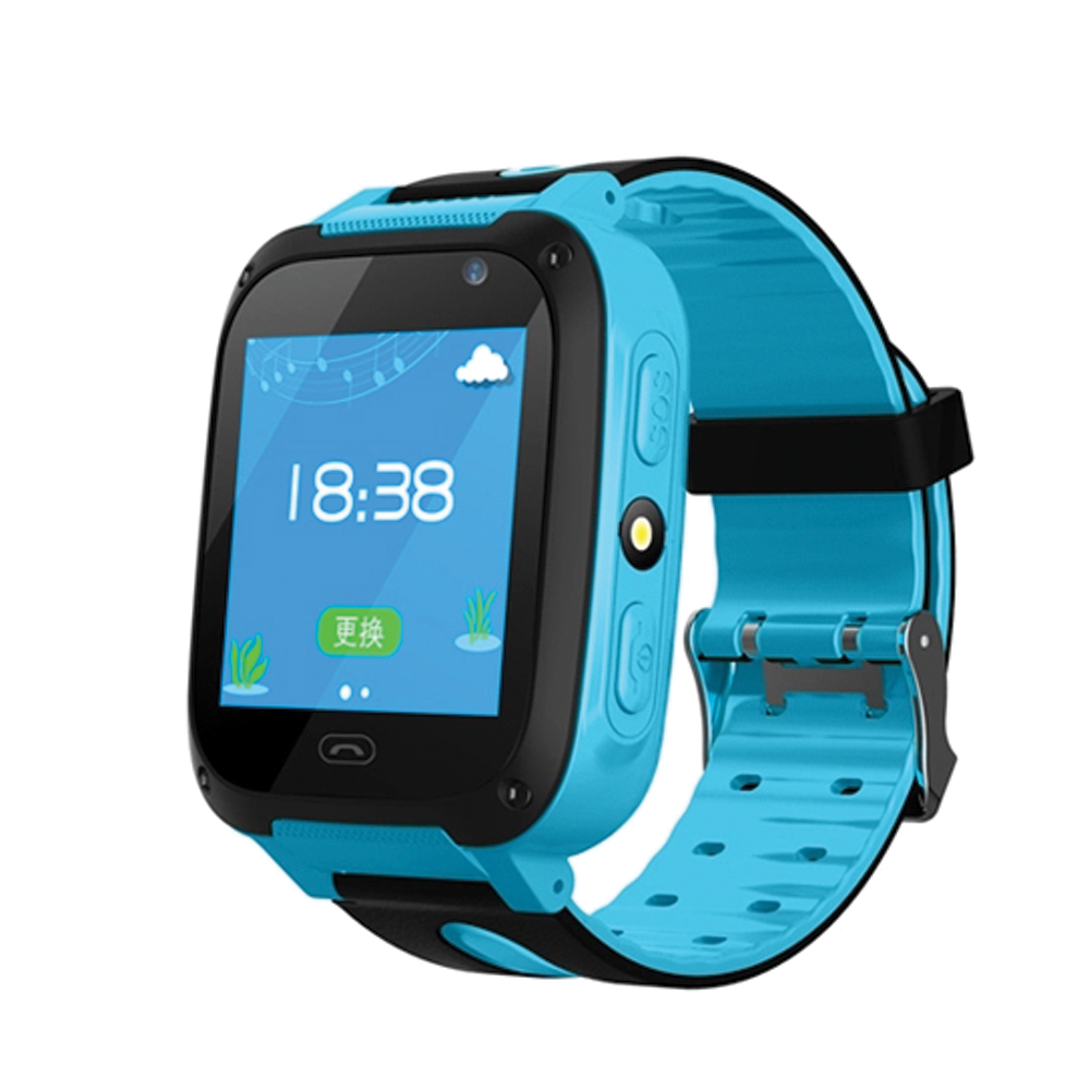 Q9 kids Smart Watch with 2G SIM card and Anti Lost waterproof - Blue