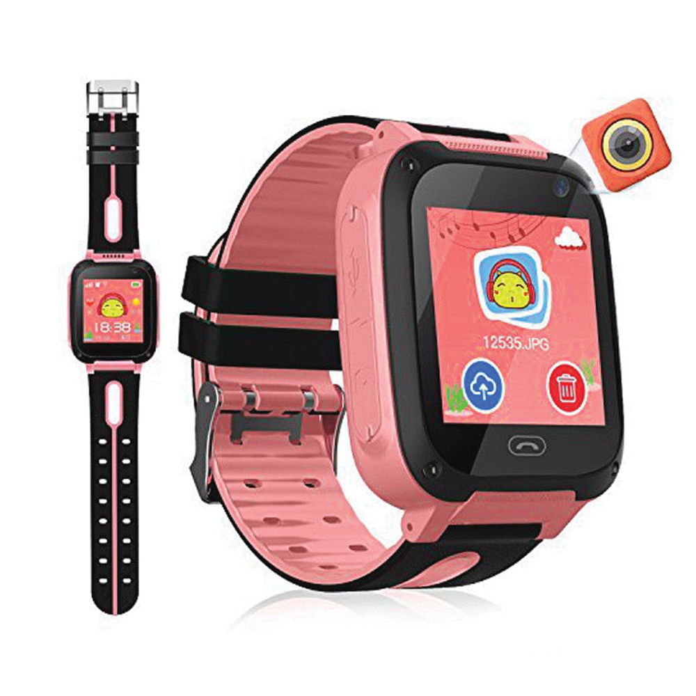 Q9 kids Smart Watch with 2G SIM card and Anti Lost waterproof - Pink