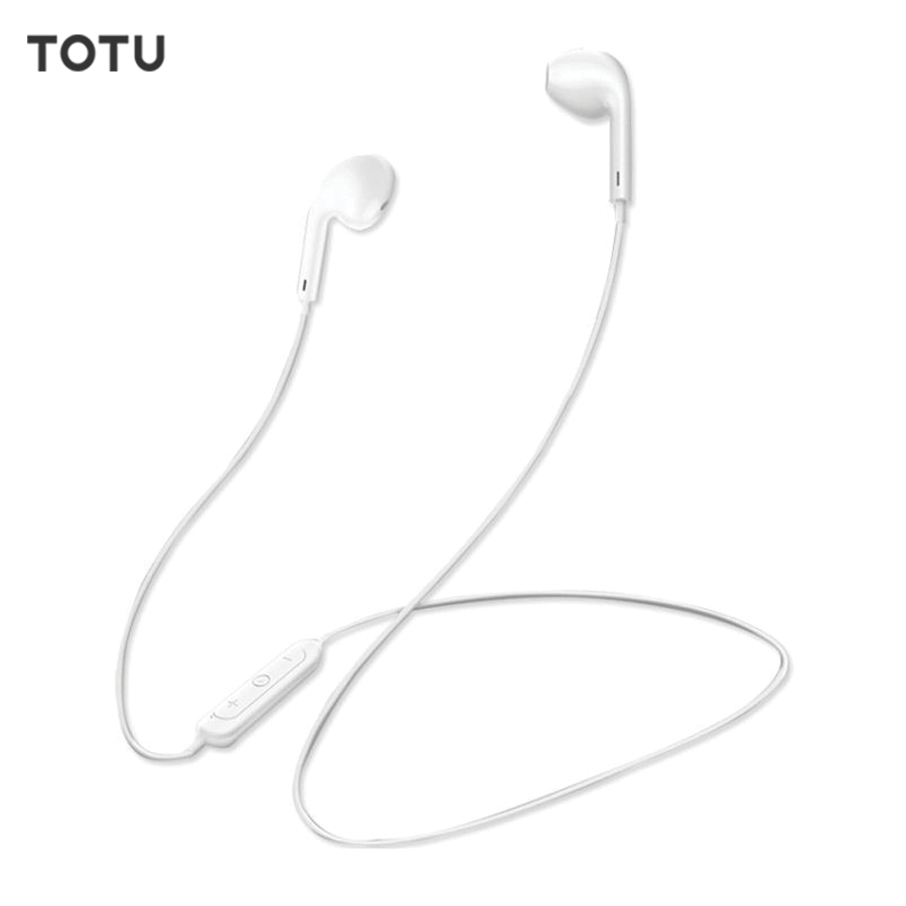 Totu T-BTEAUB15 Glory Series Sport Blue Tooth Headset - White