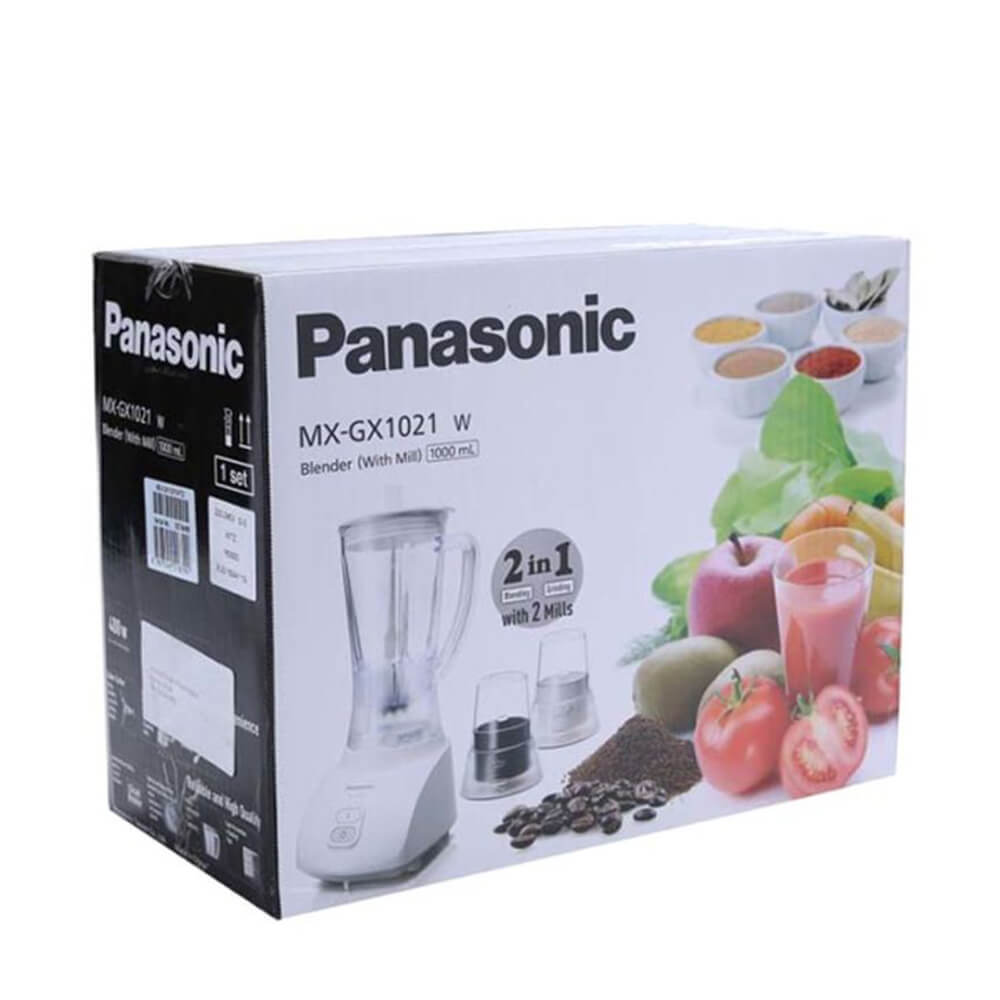 Panasonic MX-EX1021 400W Blender with 2 Mills - White