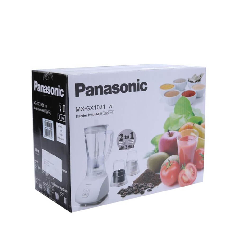 Panasonic MX-GX1021 400W Blender with 2 Mills - White