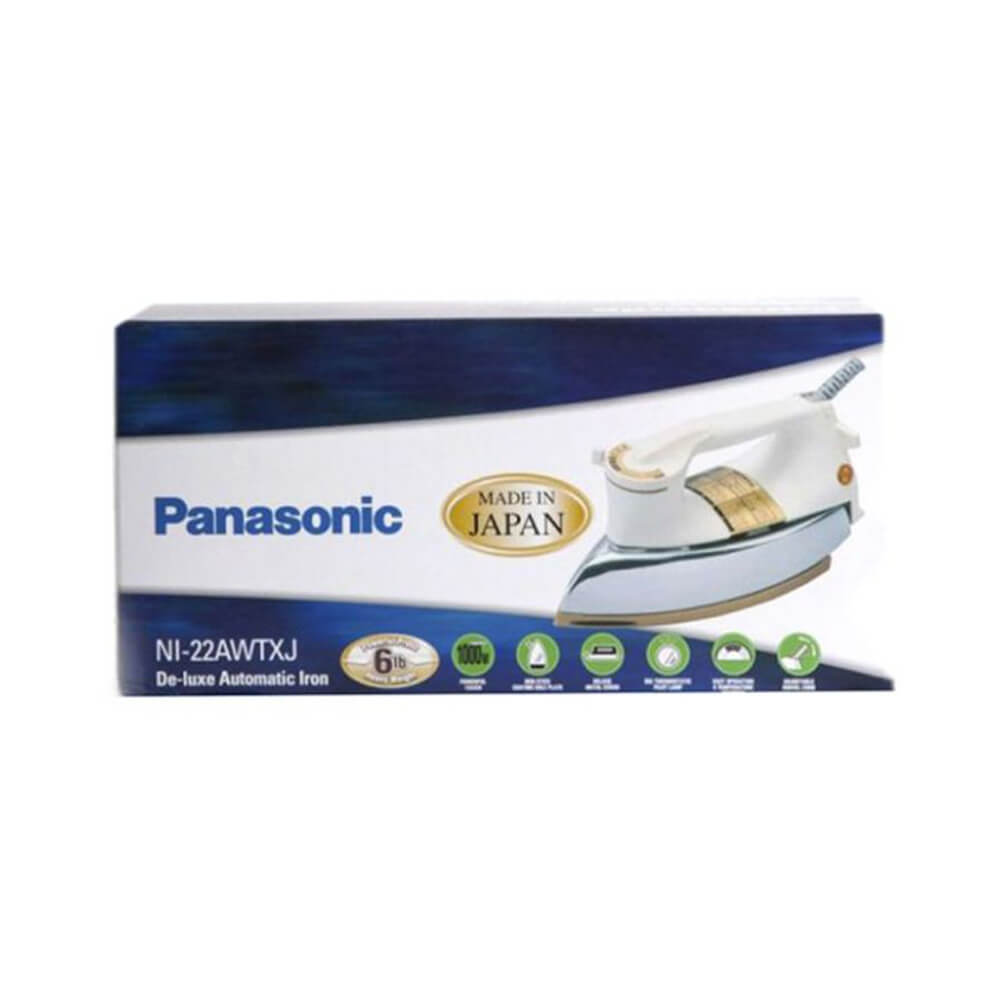 Panasonic NI-22AWTXJ 1000W Automatic Dry Iron - White