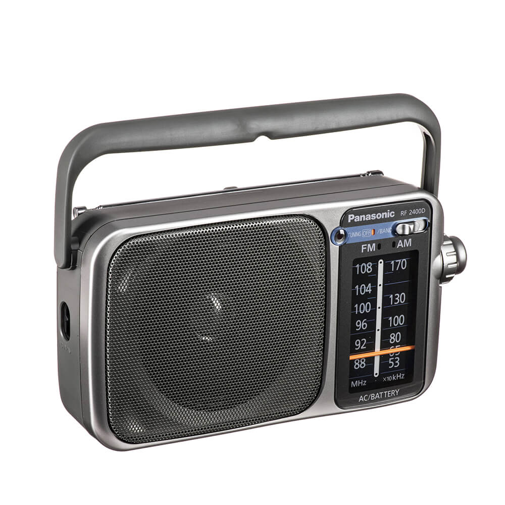 Panasonic RF-2400 AM/FM Portable Radio - Silver