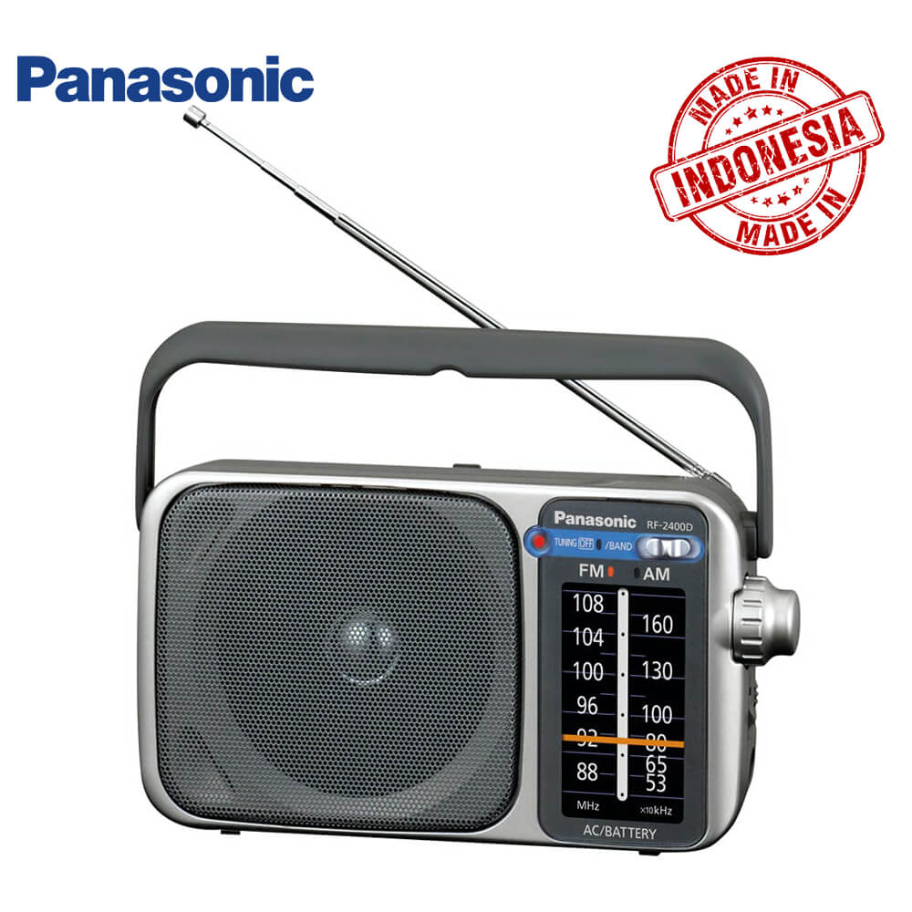 Panasonic RF-2400 AM/FM Portable Radio - Silver