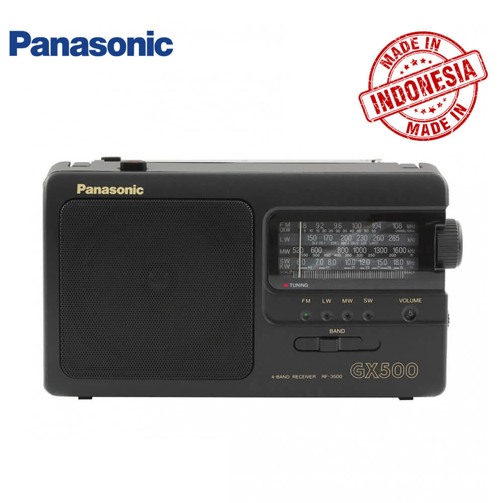 Panasonic RF-3500 AM/FM/LW/SW Portable Radio - Black