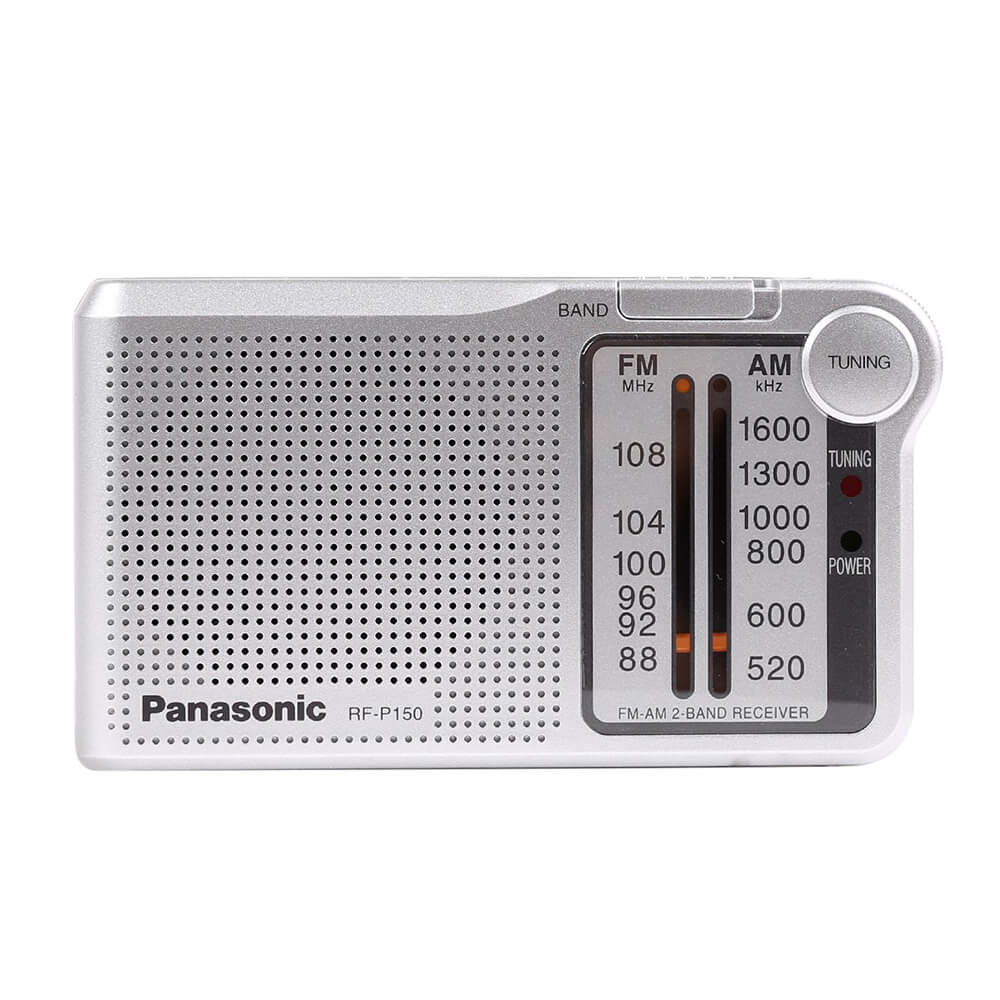 Panasonic RF-P150D AM/FM Digital Pocket Radio - Silver