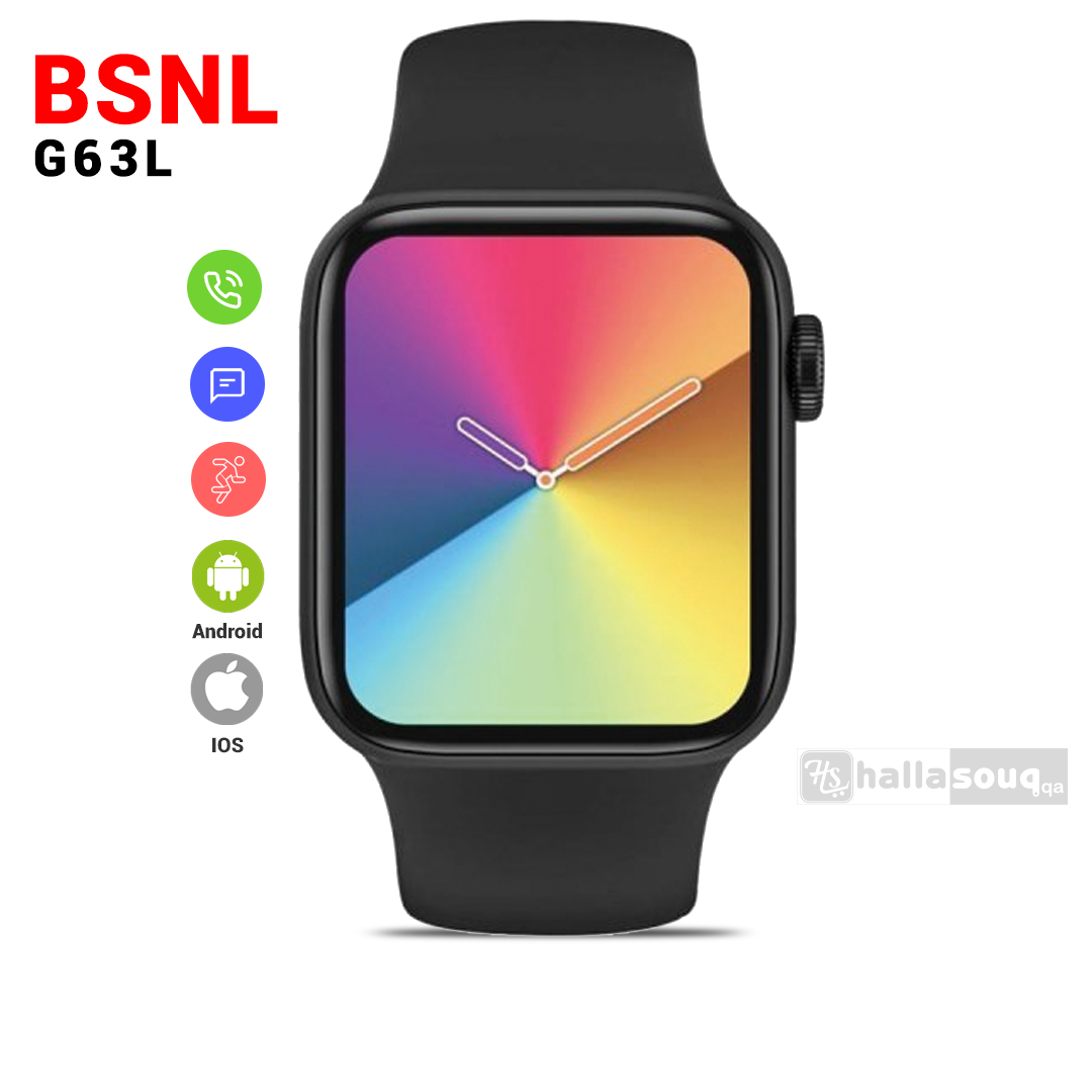 Bsnl G63L Smart Watch - Black