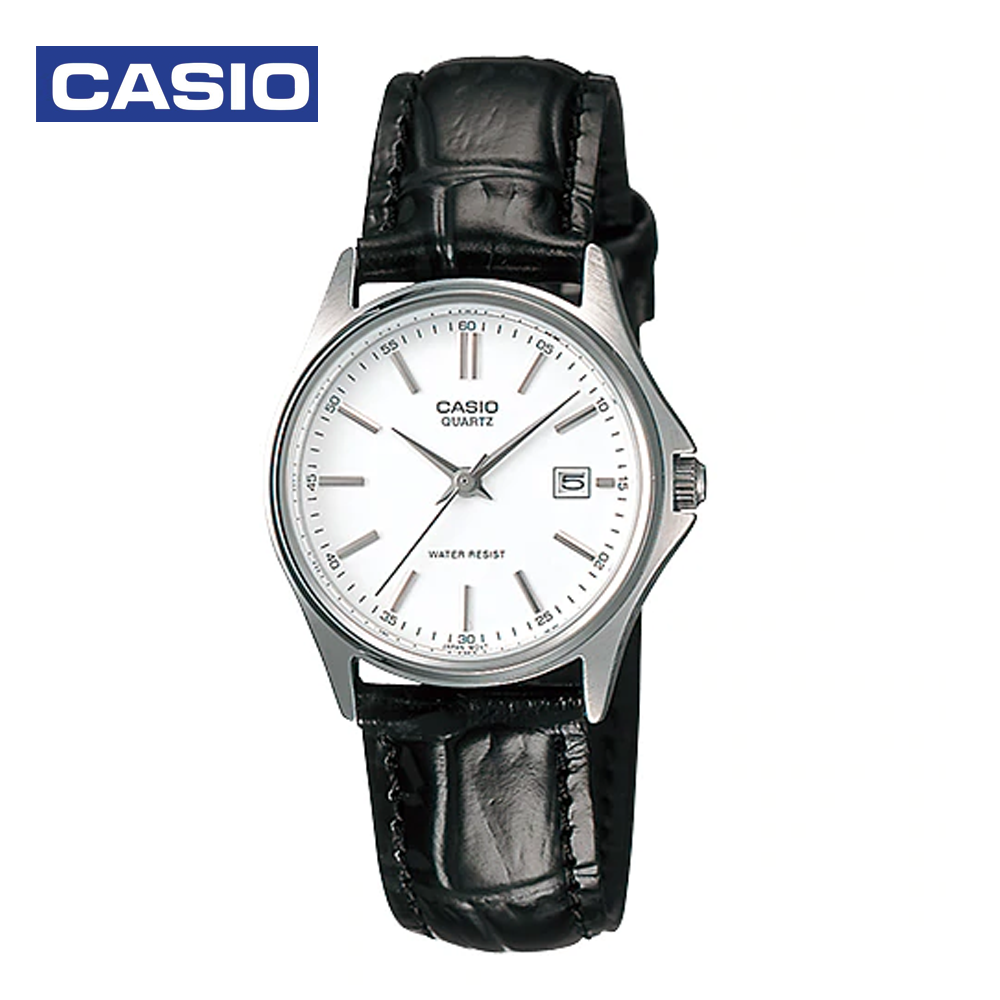 Casio LTP-1183E-7ADF Mens Analog Watch Black and White