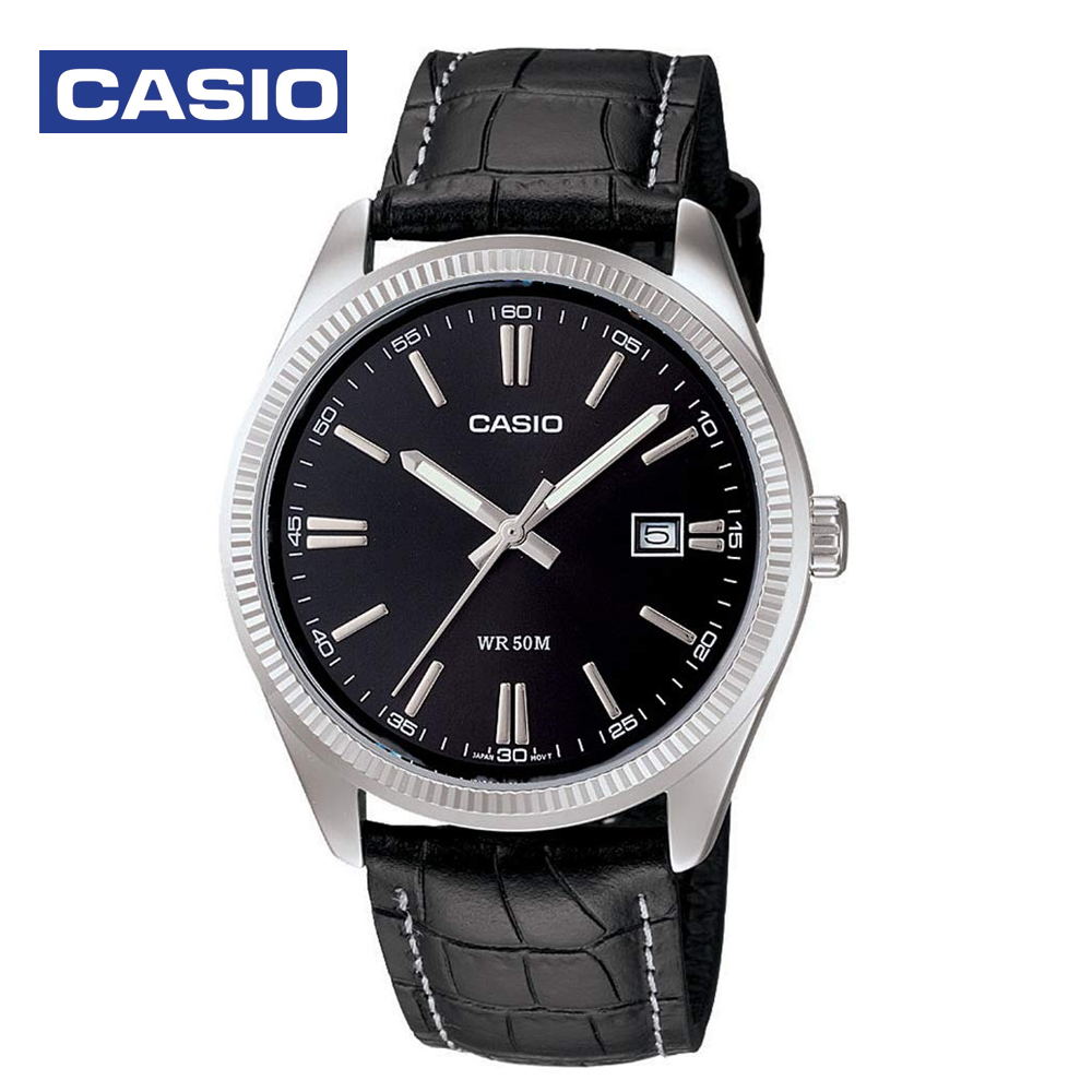 Casio MTP-1302L-1AVDF (CN) Mens Analog Watch Black