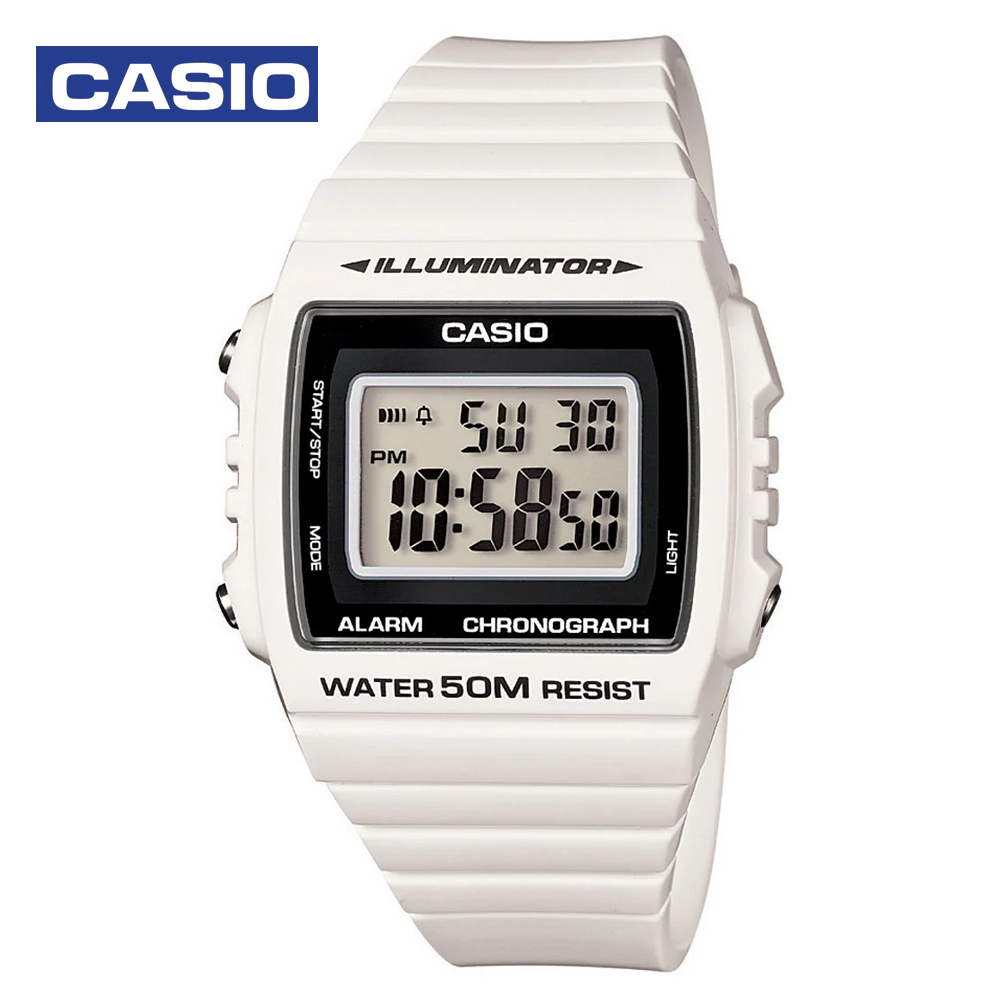 Casio W-215H-7AVDF Mens Sports Watch White