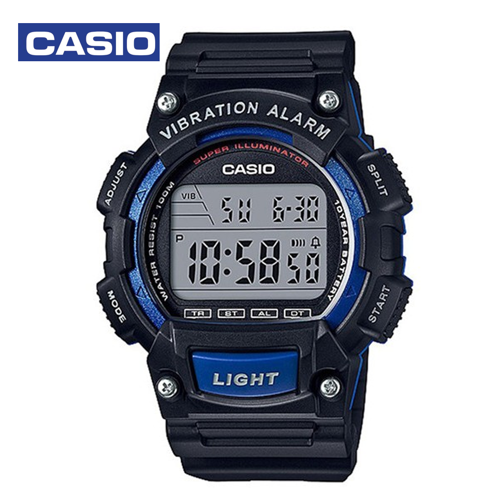 Casio W-736H-2AVDF (CN) Mens Sports Watch Black and Blue