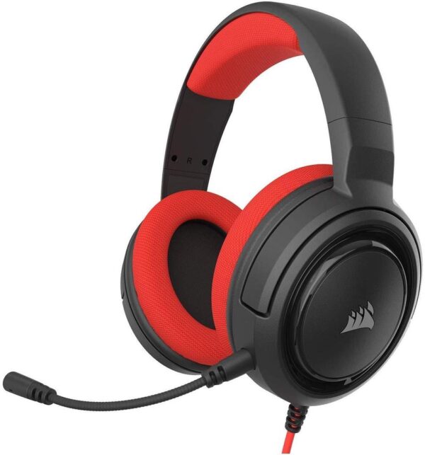 Corsair HS35 Stereo Wired Gaming Headset - Red