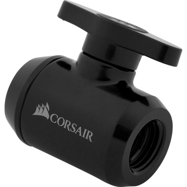 Corsair Hydro X Series XF Ball Valve - Black