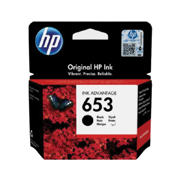 HP 3YM75AE 653 Original Ink Advantage Cartridge - Black