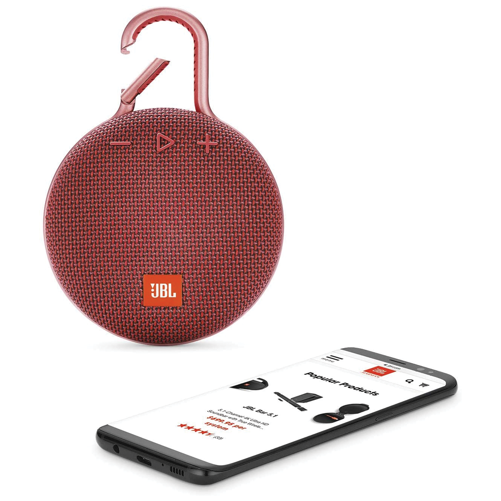 JBL Clip3 Portable Bluetooth speaker - Red