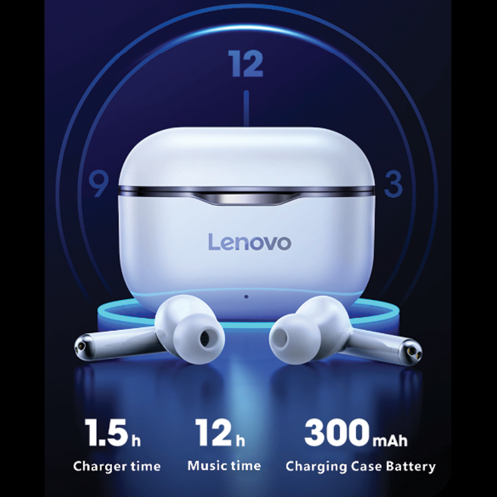 Lenovo Livepods Wireless Bluetooth Earphone - White