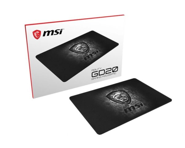 MSI Agility GD20 Gaming Mouse Pad - Black