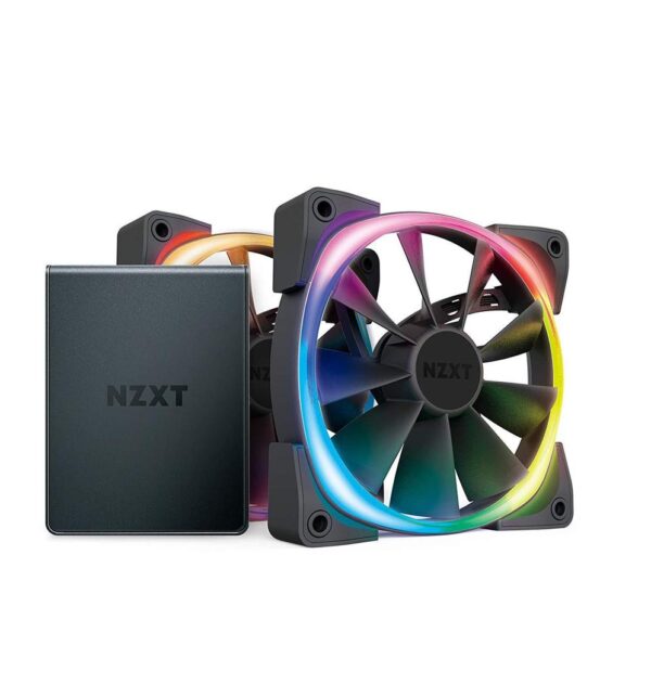 NZXT HUE 2 & Aer RGB V2 120mm Fans Bundle Pack