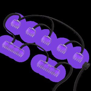 NZXT HUE 2 RGB Cable Comb Accessory Lighting Kit