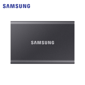 Samsung MU-PC1T0T/WW T7 Portable SSD - 1 TB - USB 3.2 Gen.2 External SSD - Titan Gray