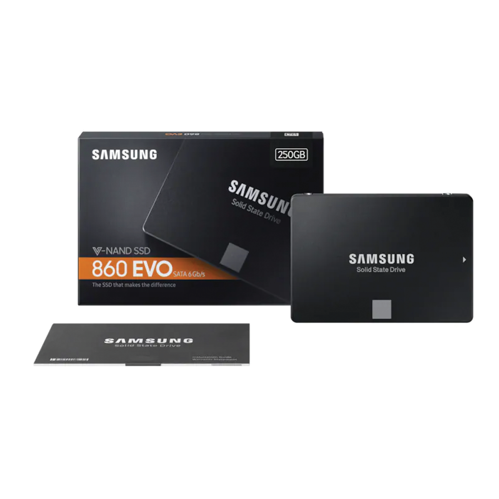 Samsung MZ-76E250BW 860 EVO 250GB SATA 2.5" Internal Solid State Drive (SSD)