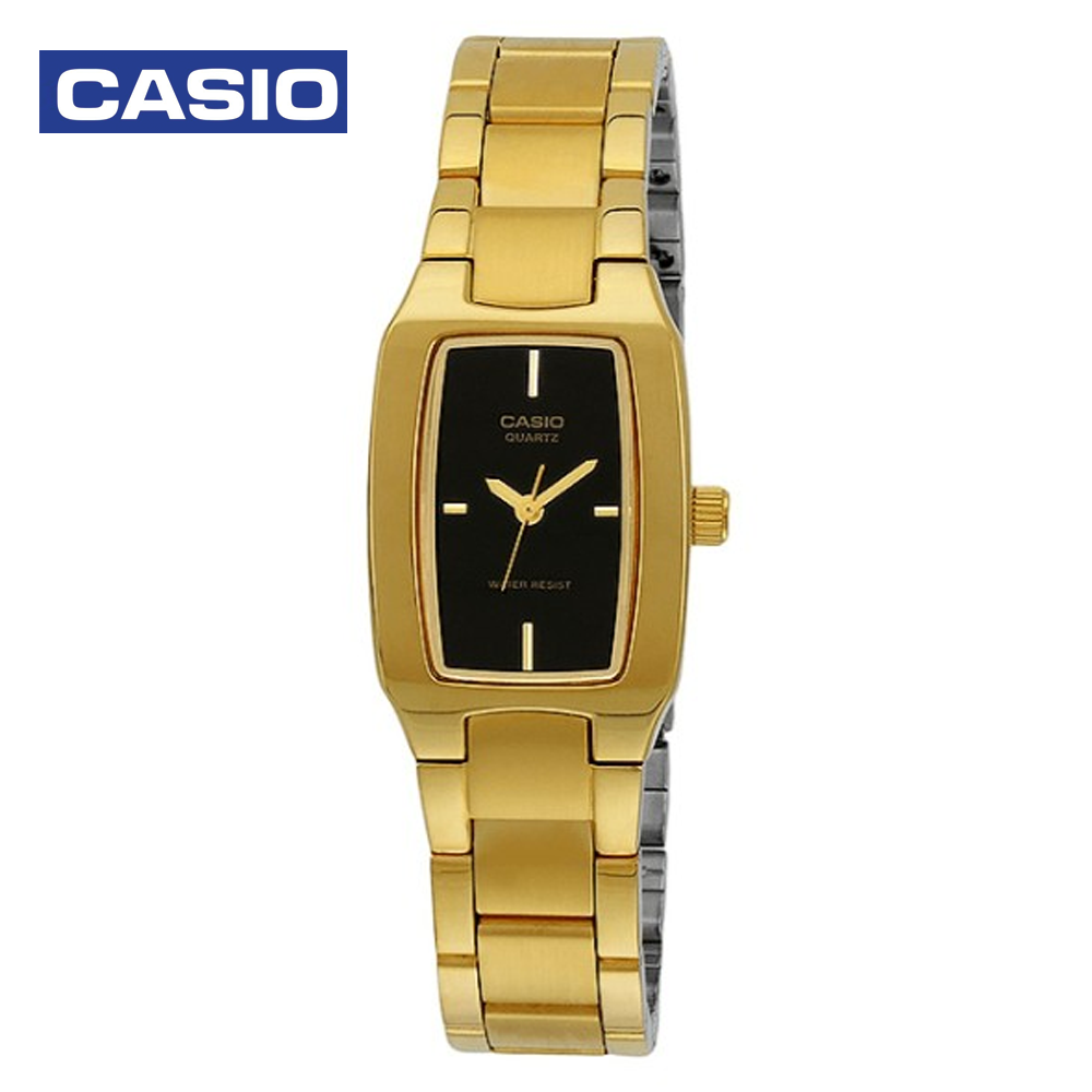 Casio LTP-1165N-1CDF Womens Analog Watch Gold and Black