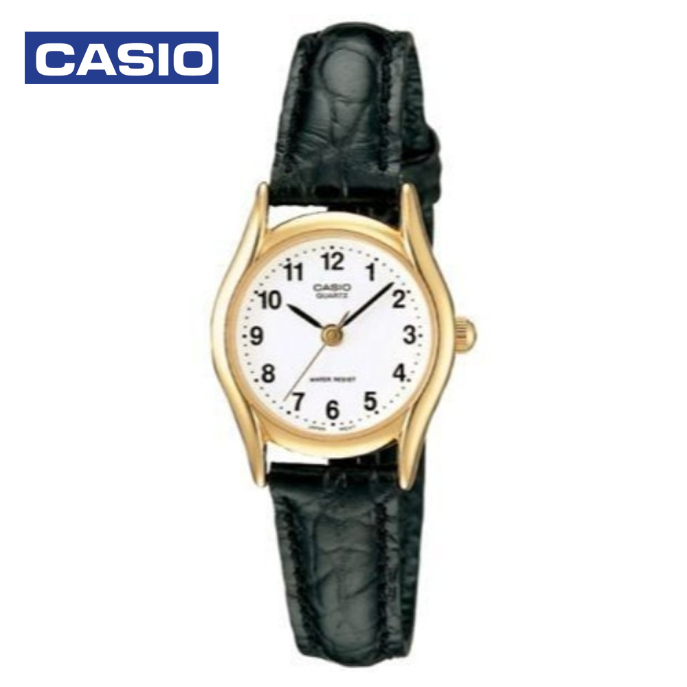 Casio LTP-1094Q-7B1DF Womens Analog Watch Black and White