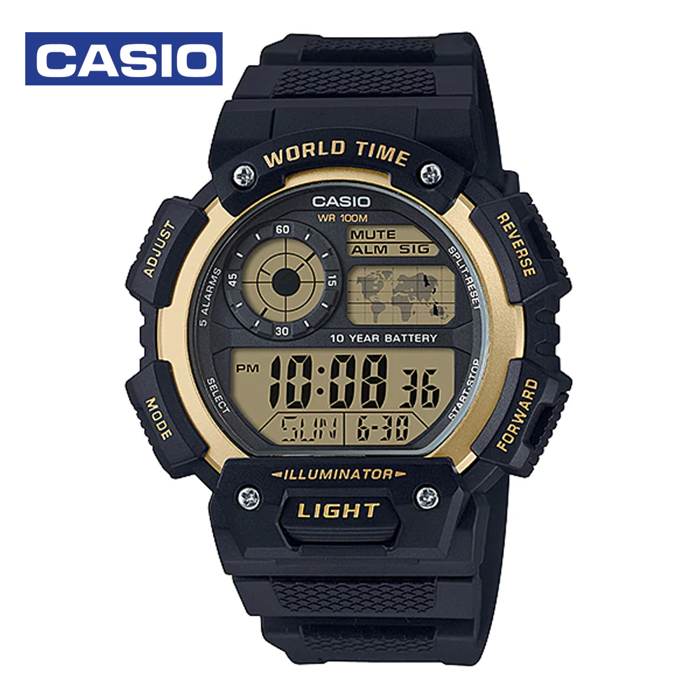 Casio AE-1400WH-9AVDF Mens Casual Digital Watch Black