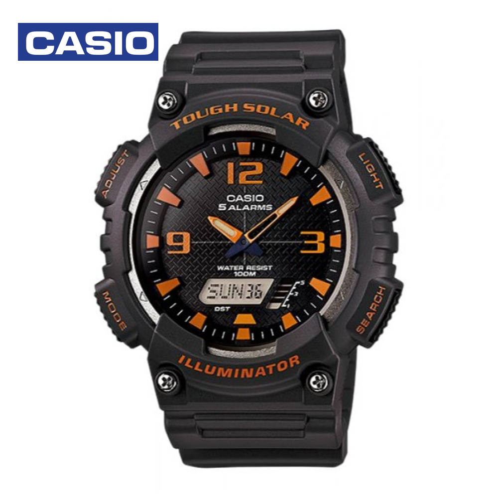 Casio AQ-S810W-8AVDF Mens Sports Analog and Digital Watch Black