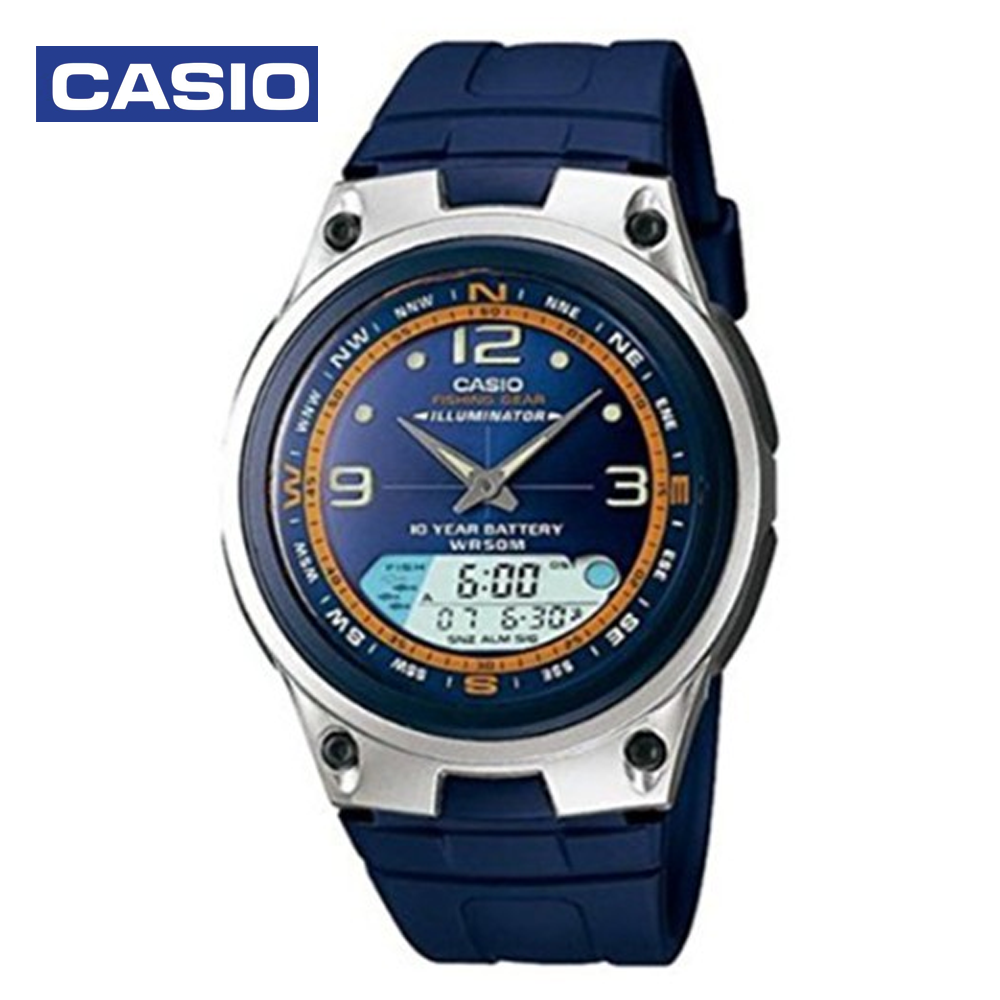 Casio AW-82-2ADF Mens Analog and Digital Watch Blue