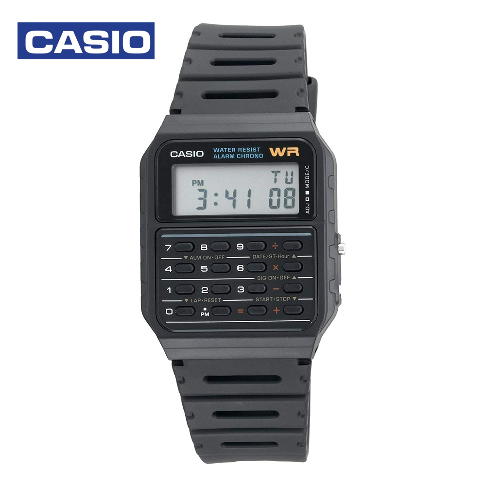 Casio CA-53W-1Z (CN) Men's Calculator Watch Black
