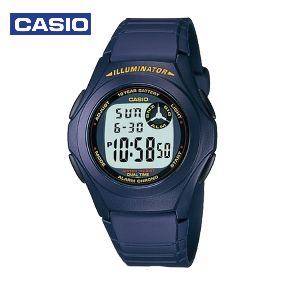 Casio F-200W-2ADF Mens Digital Watch Blue