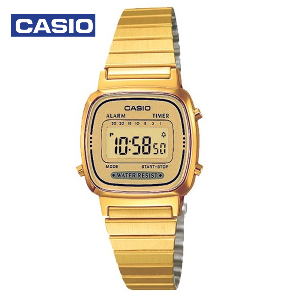 Casio LA-670WGA-9DF (CN) Womens Digital Watch Gold
